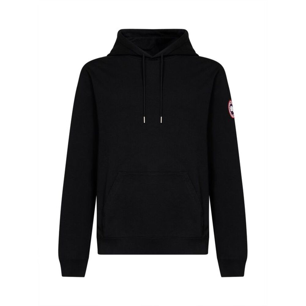 Canada Goose Men Black Huron Hooded Sweatshirt